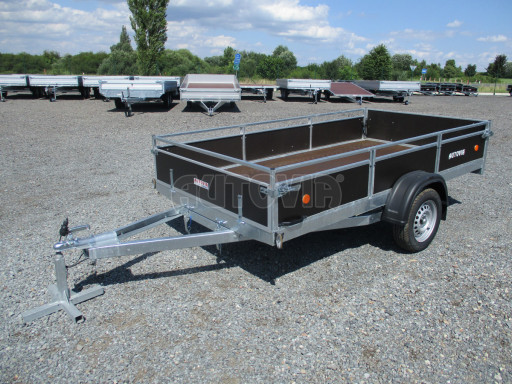 Naklápěcí nebrzděný PROFI přívěs ZV 31 750kg N1 skl 3,01x1,54/0,30 zes. náprava POČ