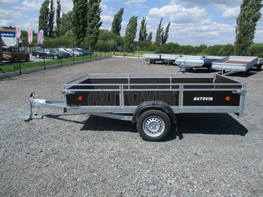 Naklápěcí nebrzděný PROFI přívěs ZV 31 750kg N1 skl 3,01x1,54/0,30 zes. náprava POČ