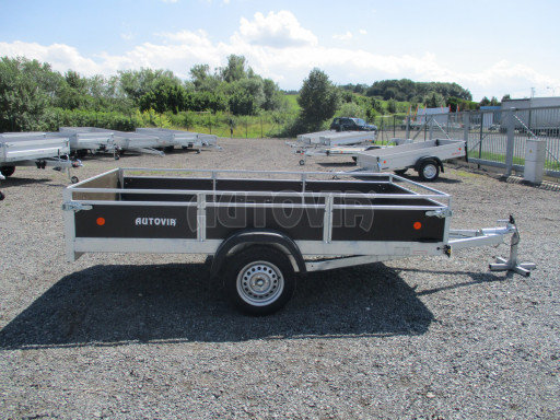 Naklápěcí nebrzděný PROFI přívěs ZV 31 750kg N1 skl 3,01x1,54/0,30 zes. náprava POČ
