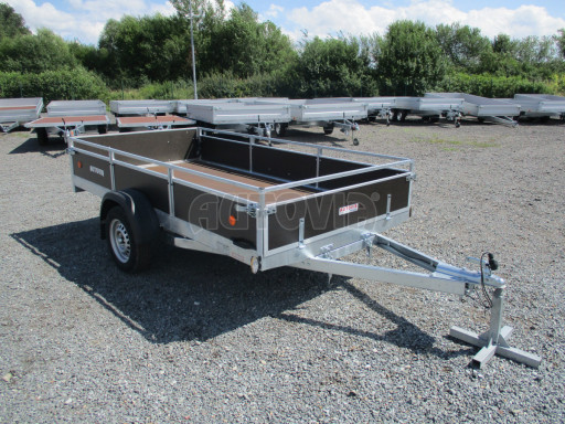 Naklápěcí nebrzděný PROFI přívěs ZV 31 750kg N1 skl 3,01x1,54/0,30 zes. náprava POČ