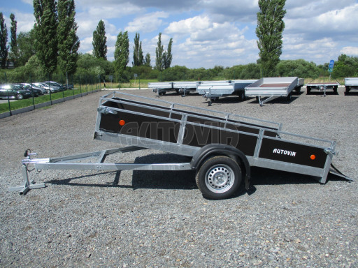 Naklápěcí nebrzděný PROFI přívěs ZV 31 750kg N1 skl 3,01x1,54/0,30 zes. náprava POČ