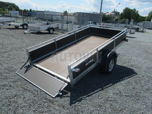 Naklápěcí nebrzděný PROFI přívěs ZV 31 750kg N1 skl 3,01x1,54/0,30 zes. náprava POČ