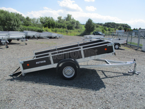 Naklápěcí nebrzděný PROFI přívěs ZV 31 750kg N1 skl 3,01x1,54/0,30 zes. náprava POČ