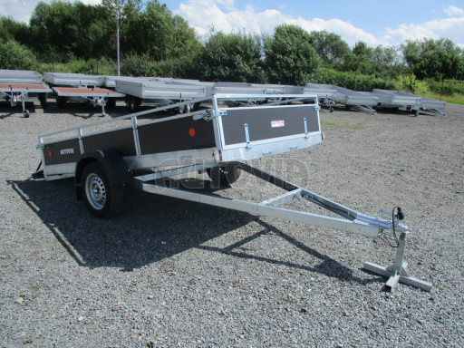 Naklápěcí nebrzděný PROFI přívěs ZV 31 750kg N1 skl 3,01x1,54/0,30 zes. náprava POČ