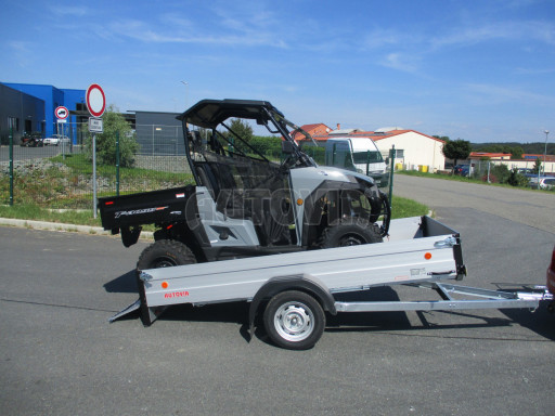 PROFI sklopný přívěsný vozík za osobní auto ZV 31 ALU N1 skl 3,00x1,55/0,35 POČ zesílená náprava