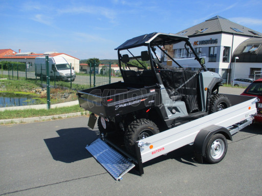 PROFI sklopný přívěsný vozík za osobní auto ZV 31 ALU N1 skl 3,00x1,55/0,35 POČ zesílená náprava