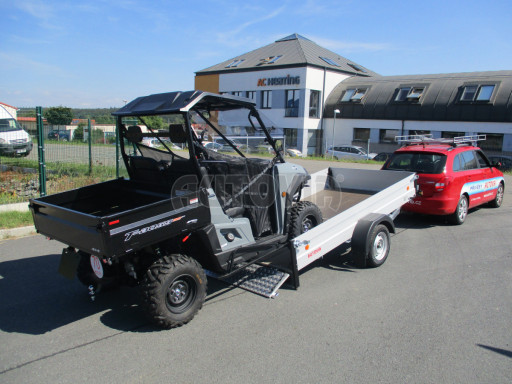 PROFI sklopný přívěsný vozík za osobní auto ZV 31 ALU N1 skl 3,00x1,55/0,35 POČ zesílená náprava