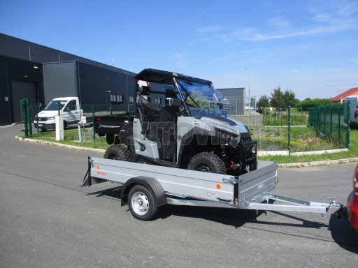 PROFI sklopný přívěsný vozík za osobní auto ZV 31 ALU N1 skl 3,00x1,55/0,35 POČ zesílená náprava