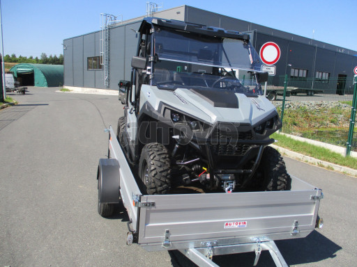 PROFI sklopný přívěsný vozík za osobní auto ZV 31 ALU N1 skl 3,00x1,55/0,35 POČ zesílená náprava