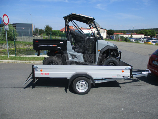 PROFI sklopný přívěsný vozík za osobní auto ZV 31 ALU N1 skl 3,00x1,55/0,35 POČ zesílená náprava