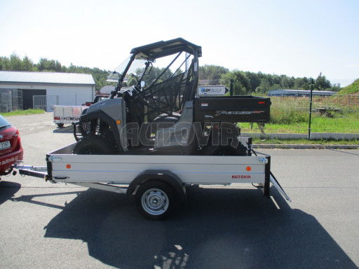 PROFI sklopný přívěsný vozík za osobní auto ZV 31 ALU N1 skl 3,00x1,55/0,35 POČ zesílená náprava