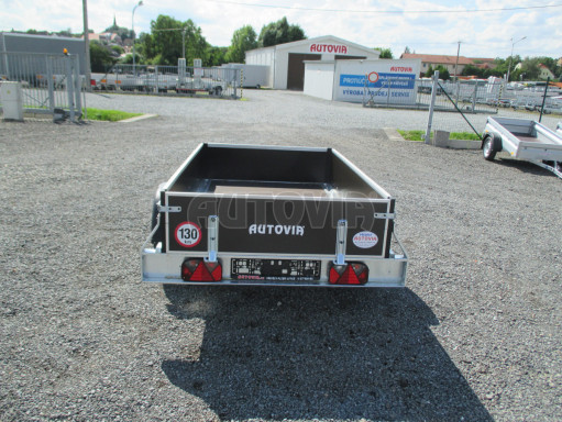 Nebrzděný přívěsný vozík ZV 23 N1 750kg 2,06x1,25/0,35