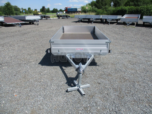 PROFI sklopný přívěsný vozík za osobní auto ZV 31 ALU N1 skl 3,00x1,55/0,35 POČ zesílená náprava