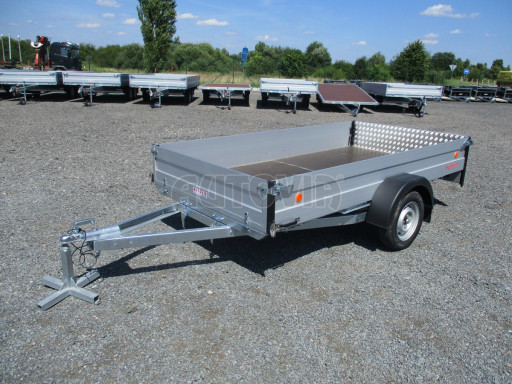 PROFI sklopný přívěsný vozík za osobní auto ZV 31 ALU N1 skl 3,00x1,55/0,35 POČ zesílená náprava