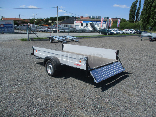 PROFI sklopný přívěsný vozík za osobní auto ZV 31 ALU N1 skl 3,00x1,55/0,35 POČ zesílená náprava