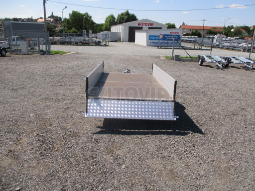 PROFI sklopný přívěsný vozík za osobní auto ZV 31 ALU N1 skl 3,00x1,55/0,35 POČ zesílená náprava