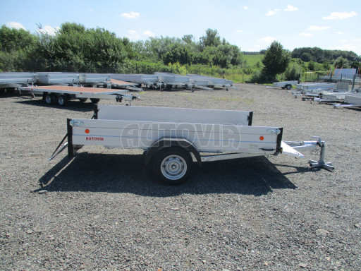 PROFI sklopný přívěsný vozík za osobní auto ZV 31 ALU N1 skl 3,00x1,55/0,35 POČ zesílená náprava