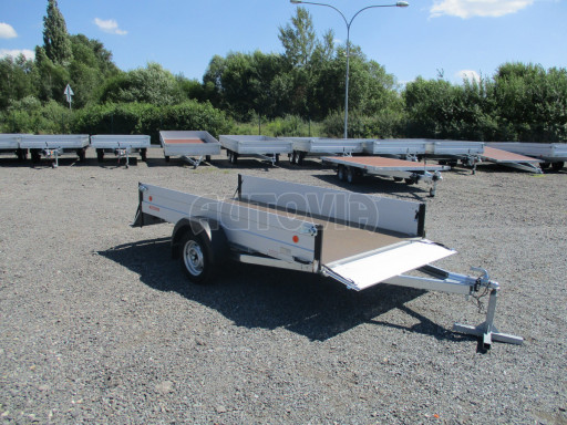 PROFI sklopný přívěsný vozík za osobní auto ZV 31 ALU N1 skl 3,00x1,55/0,35 POČ zesílená náprava