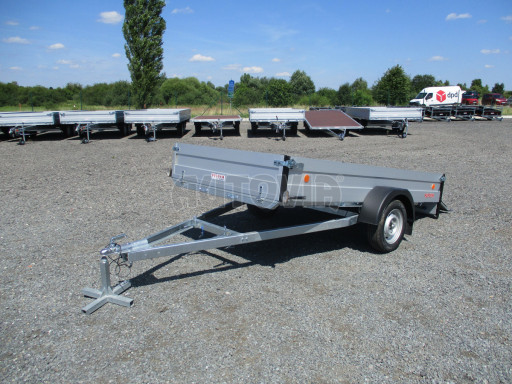 PROFI sklopný přívěsný vozík za osobní auto ZV 31 ALU N1 skl 3,00x1,55/0,35 POČ zesílená náprava