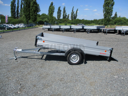 PROFI sklopný přívěsný vozík za osobní auto ZV 31 ALU N1 skl 3,00x1,55/0,35 POČ zesílená náprava