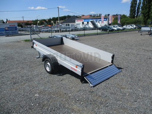 PROFI sklopný přívěsný vozík za osobní auto ZV 31 ALU N1 skl 3,00x1,55/0,35 POČ zesílená náprava