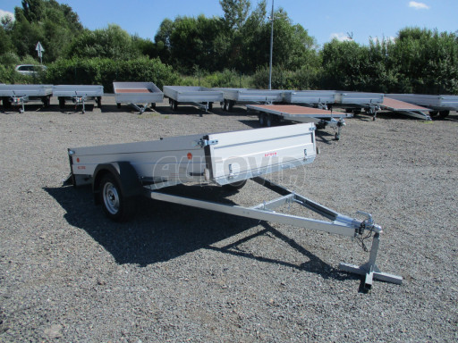 PROFI sklopný přívěsný vozík za osobní auto ZV 31 ALU N1 skl 3,00x1,55/0,35 POČ zesílená náprava