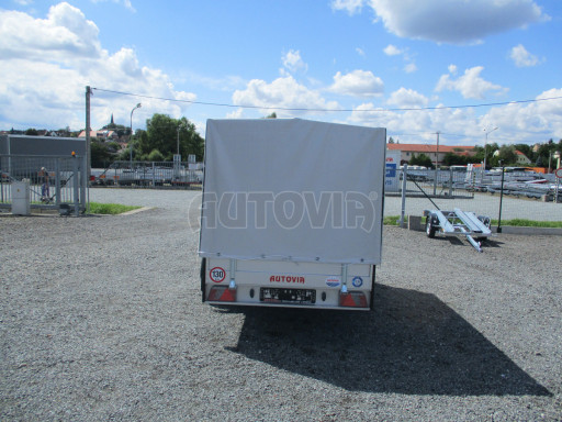 Přívěsný vozík s plachtou ZV 31 ALU 1,3T B1 3,00x1,55/1,48 POČ