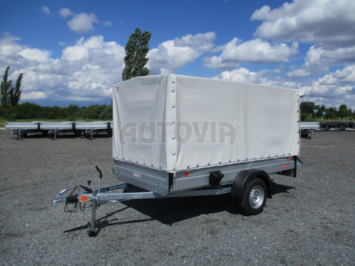 Přívěsný vozík s plachtou ZV 31 ALU 1,3T B1 3,00x1,55/1,48 POČ