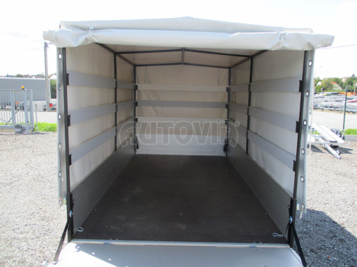 Přívěsný vozík s plachtou ZV 31 ALU 1,3T B1 3,00x1,55/1,48 POČ