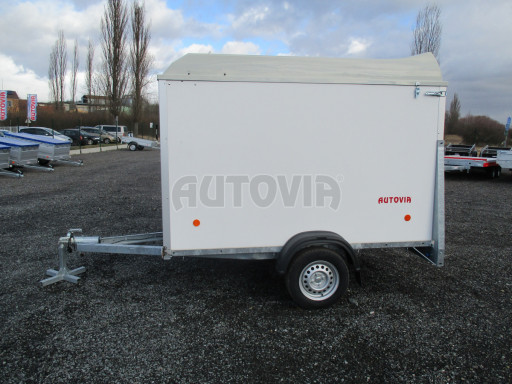 Přívěs pro motocykl ZV 27 N1 O skříň s laminátovým víkem 2,50x1,48/1,40