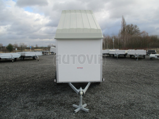 Přívěs pro motocykl ZV 27 N1 O skříň s laminátovým víkem 2,50x1,48/1,40