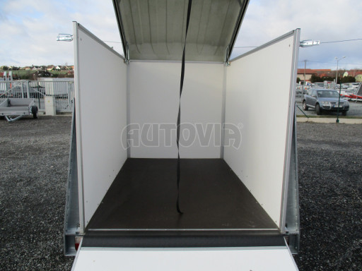 Přívěs pro motocykl ZV 27 N1 O skříň s laminátovým víkem 2,50x1,48/1,40