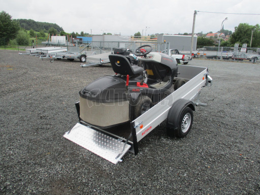 PROFI sklápěcí přívěs ZV 26 ALU N1 skl 2,50x1,25/0,35 POČ zesílená náprava