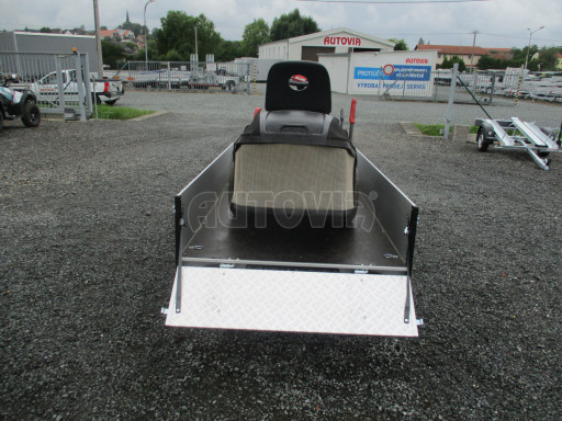 PROFI sklápěcí přívěs ZV 26 ALU N1 skl 2,50x1,25/0,35 POČ zesílená náprava