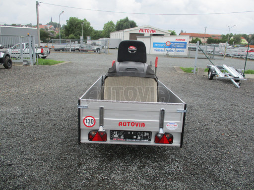 PROFI sklápěcí přívěs ZV 26 ALU N1 skl 2,50x1,25/0,35 POČ zesílená náprava