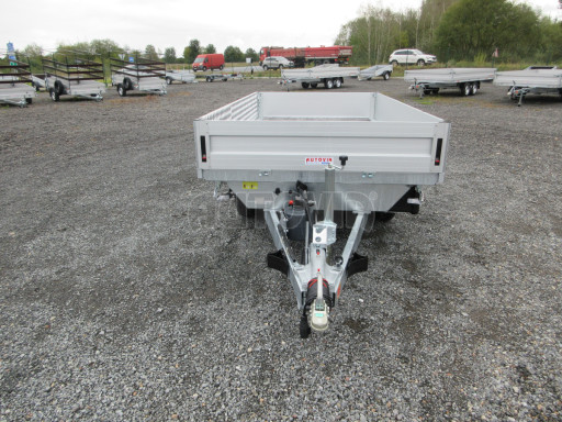 Třístranný sklopný přívěs ATS 3SKS 3,5T 3,32x1,70/0,35 ruč, atyp bočnice