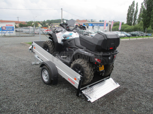 PROFI sklápěcí přívěs ZV 26 ALU N1 skl 2,50x1,25/0,35 POČ zesílená náprava