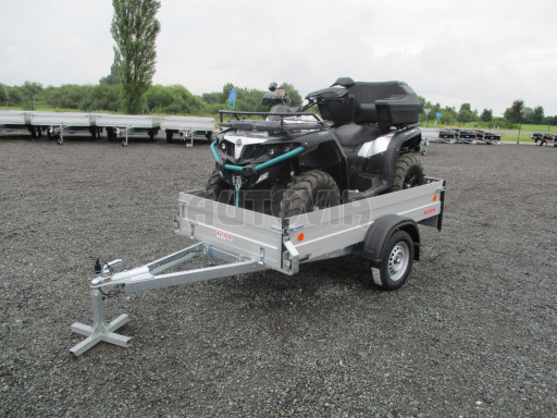 PROFI sklápěcí přívěs ZV 26 ALU N1 skl 2,50x1,25/0,35 POČ zesílená náprava