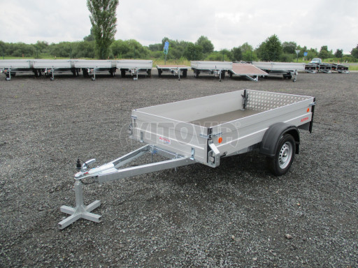PROFI sklápěcí přívěs ZV 26 ALU N1 skl 2,50x1,25/0,35 POČ zesílená náprava