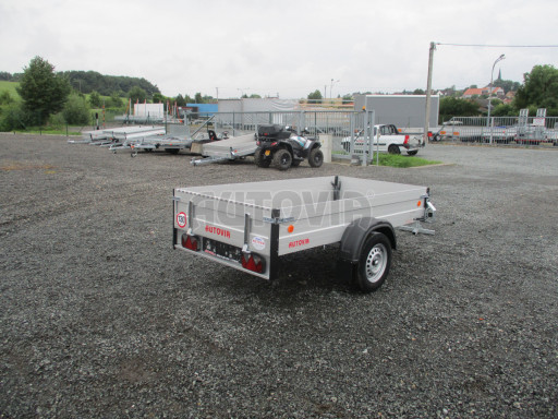PROFI sklápěcí přívěs ZV 26 ALU N1 skl 2,50x1,25/0,35 POČ zesílená náprava