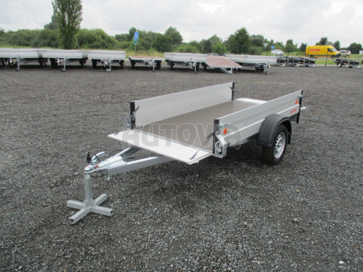 PROFI sklápěcí přívěs ZV 26 ALU N1 skl 2,50x1,25/0,35 POČ zesílená náprava