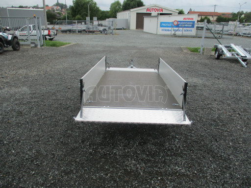 PROFI sklápěcí přívěs ZV 26 ALU N1 skl 2,50x1,25/0,35 POČ zesílená náprava