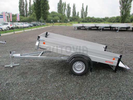 PROFI sklápěcí přívěs ZV 26 ALU N1 skl 2,50x1,25/0,35 POČ zesílená náprava