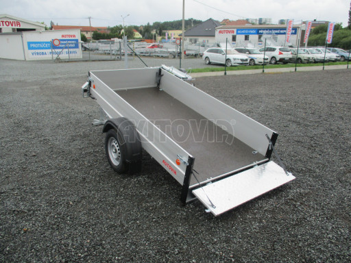 PROFI sklápěcí přívěs ZV 26 ALU N1 skl 2,50x1,25/0,35 POČ zesílená náprava