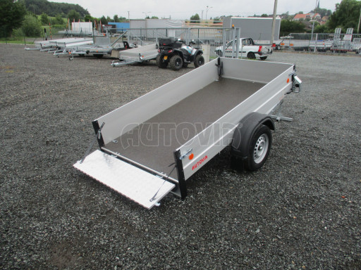 PROFI sklápěcí přívěs ZV 26 ALU N1 skl 2,50x1,25/0,35 POČ zesílená náprava