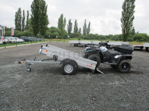 Sklápěcí brzděný přívěs ZV 26 ALU 1,3T B1 skl 2,50x1,25/0,35 POČ