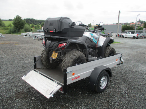 Sklápěcí brzděný přívěs ZV 26 ALU 1,3T B1 skl 2,50x1,25/0,35 POČ