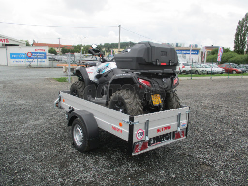 Sklápěcí brzděný přívěs ZV 26 ALU 1,3T B1 skl 2,50x1,25/0,35 POČ