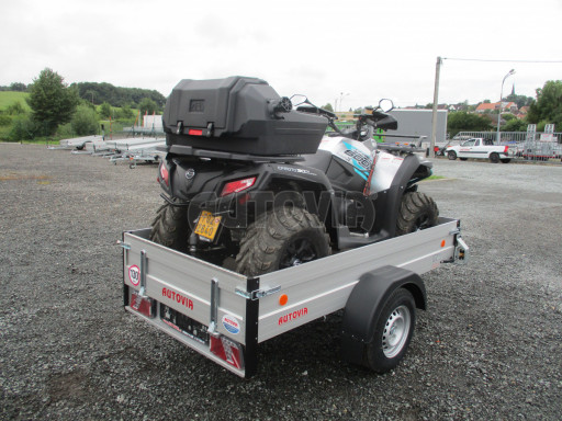 Sklápěcí brzděný přívěs ZV 26 ALU 1,3T B1 skl 2,50x1,25/0,35 POČ