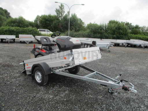 Sklápěcí brzděný přívěs ZV 26 ALU 1,3T B1 skl 2,50x1,25/0,35 POČ